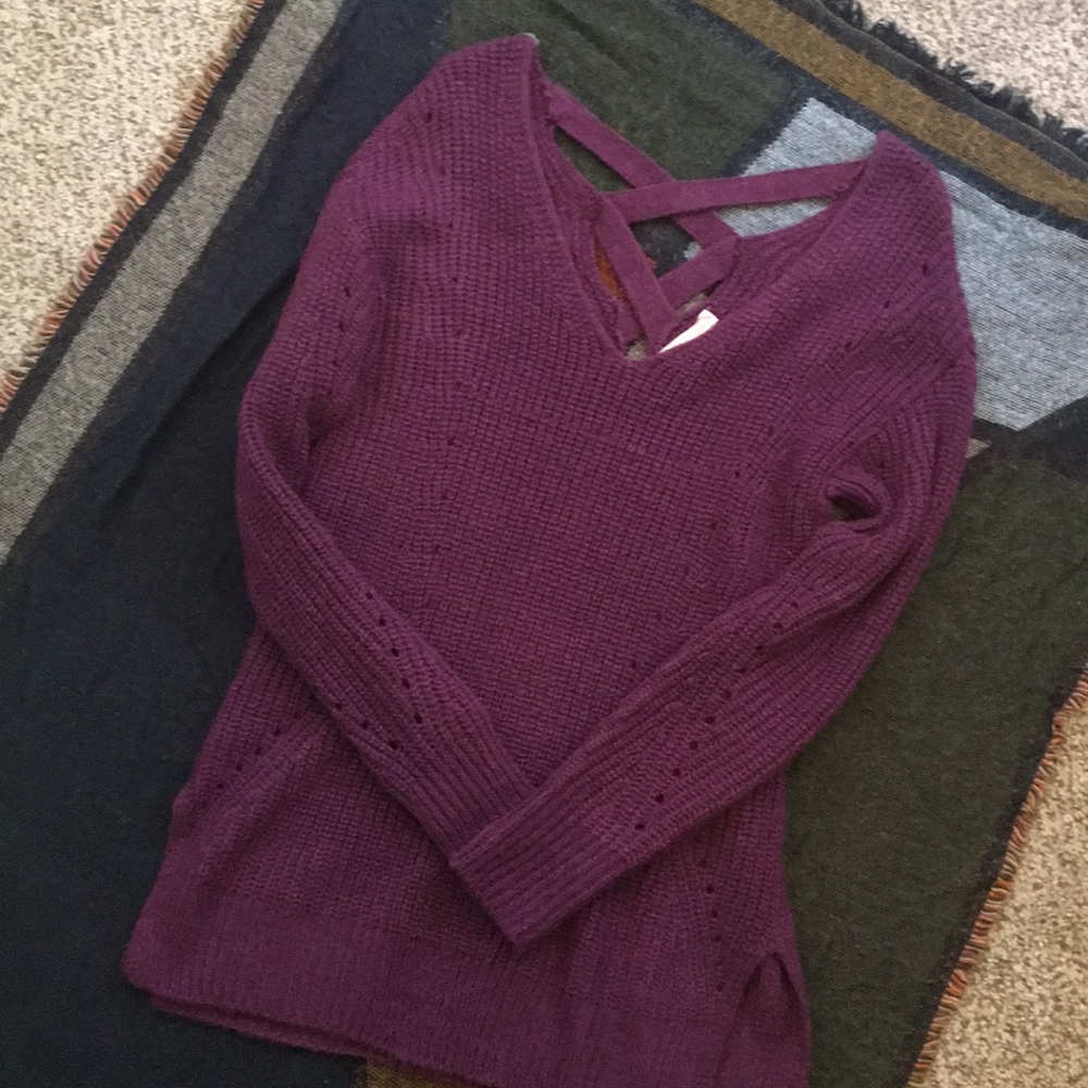 Purple sweater